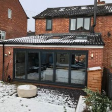 Single storey side and rear extension.
<!--Aldred-->